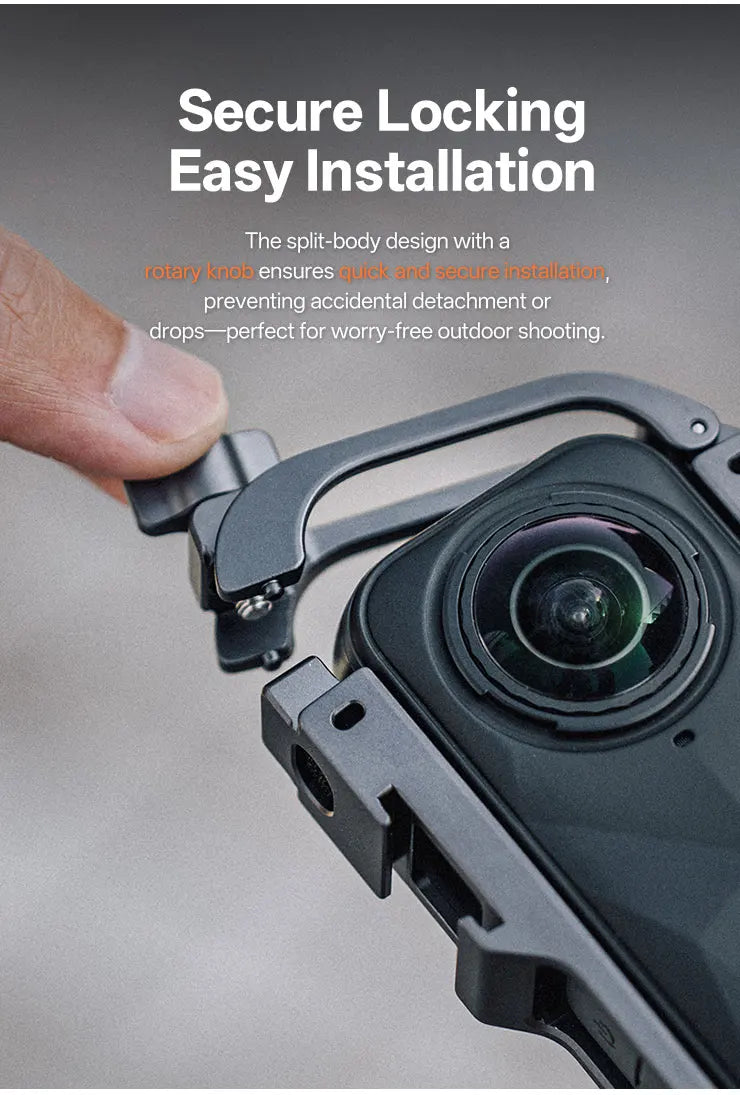 PGYTECH Camera Cage for Insta360 X5 & X4