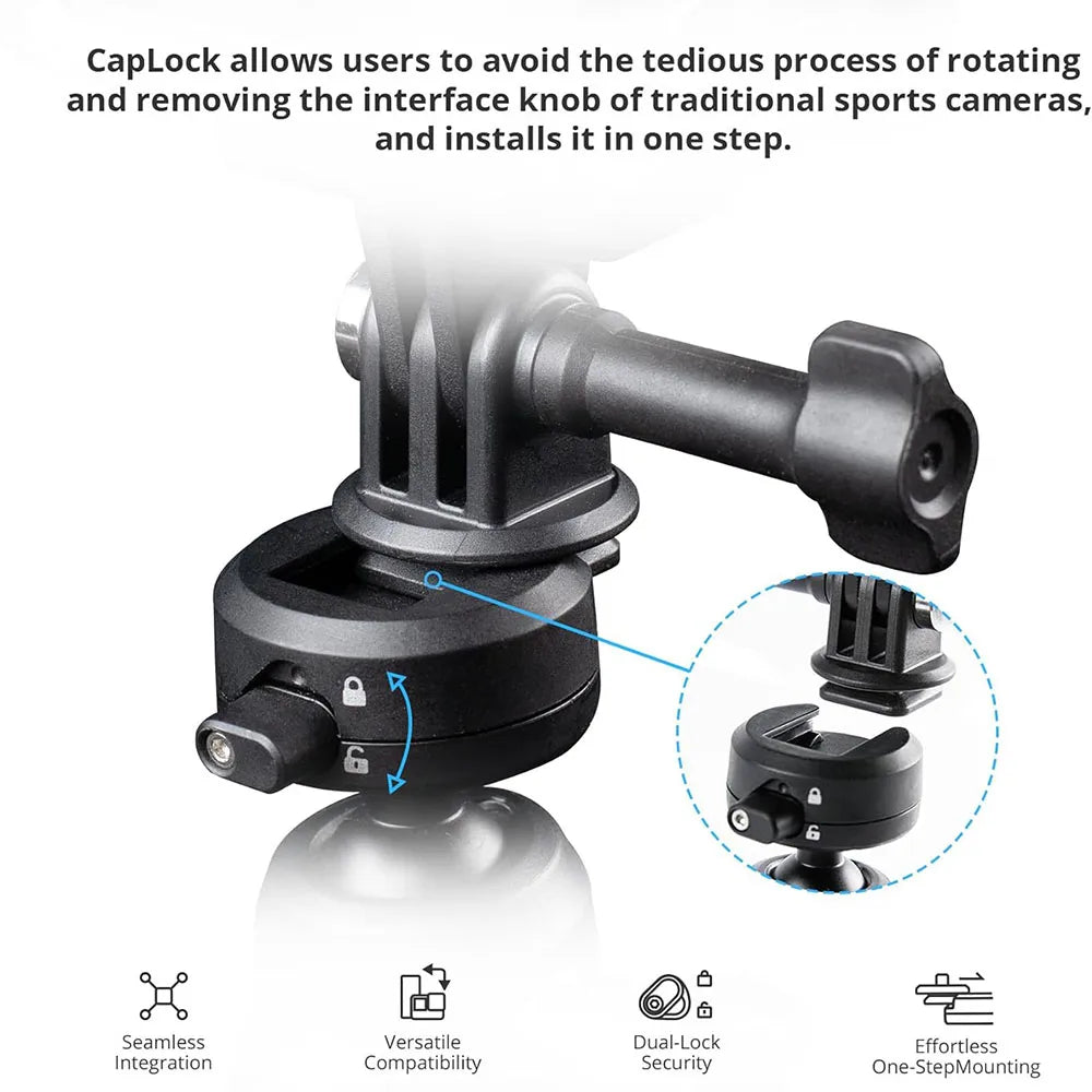 PGYTECH CapLock Bike & Motorcycle Handlebar Mount
