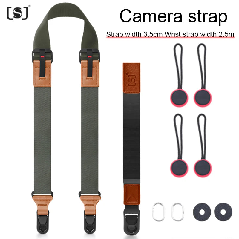 Adjustable Nylon Camera Neck and Shoulder Strap