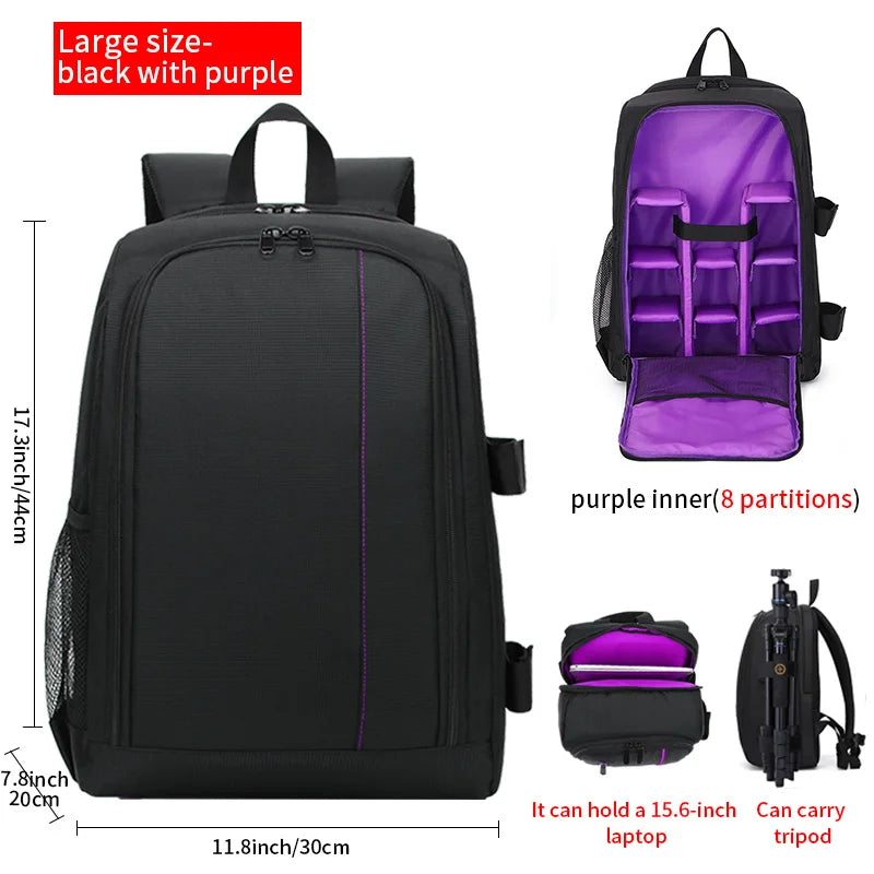 JINNUOLANG 8018 Camera & Laptop Backpack