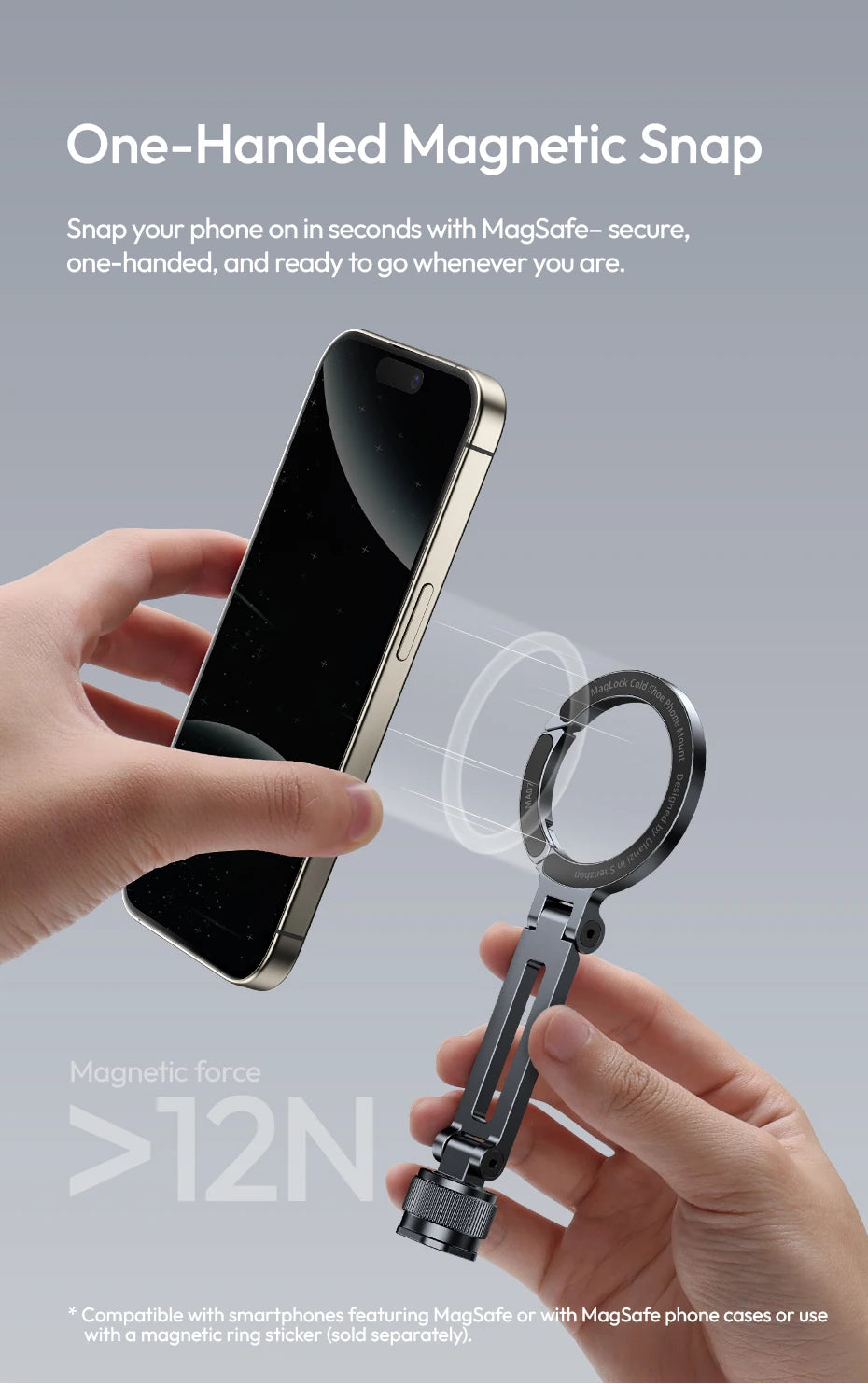Ulanzi MA07 MagLock Magnetic Phone Mount