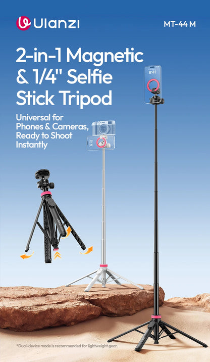 Ulanzi MT-44M Magnetic Selfie Stick & Tripod