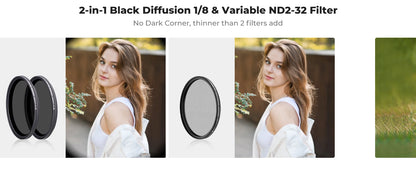 K&F Concept 49mm–82mm Multi-Function Camera Filter