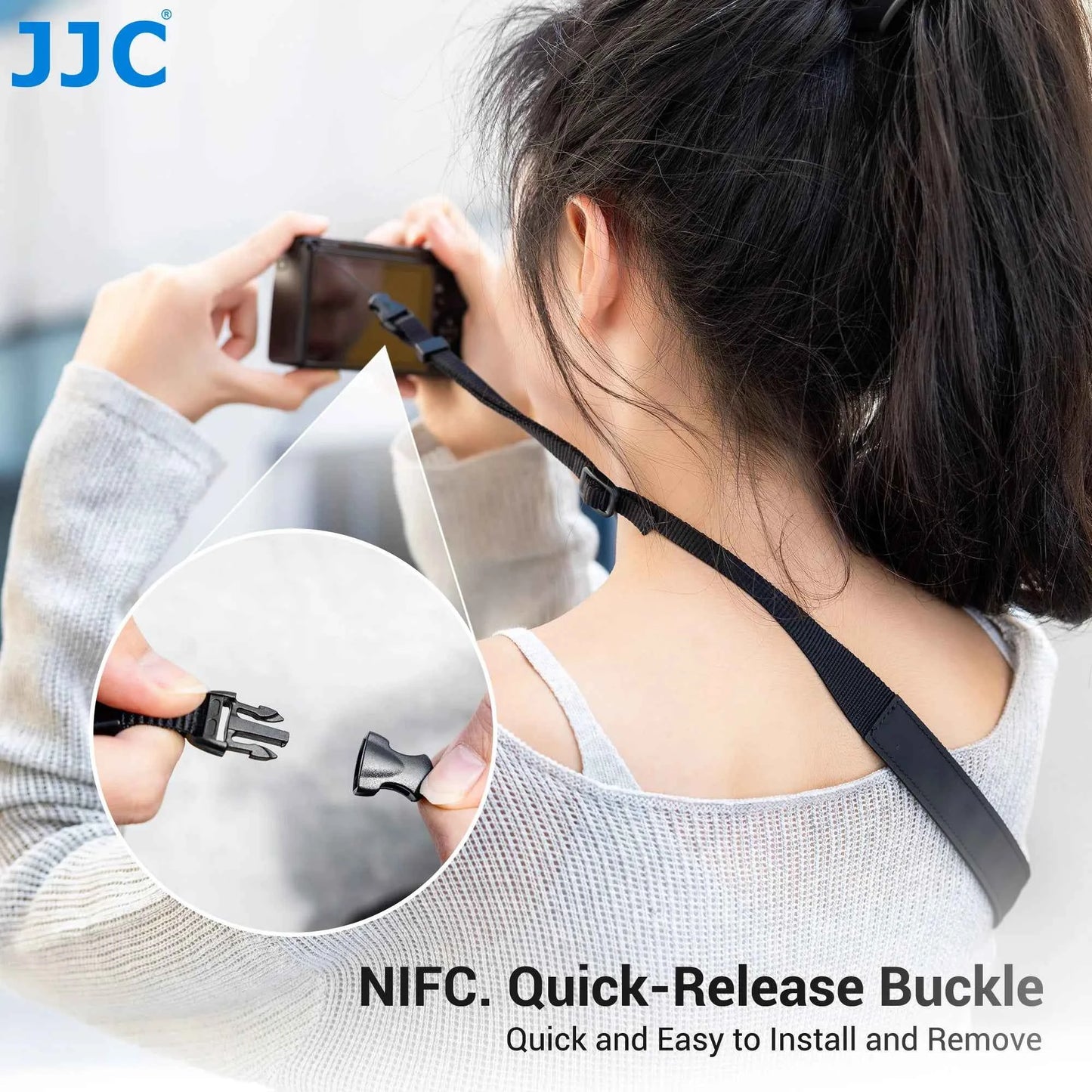 JJC Neck & Shoulder Strap for Ricoh GR, Sony RX100 & Compact Cameras