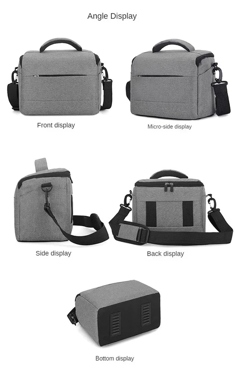 DSLR Crossbody Shoulder Camera Bag