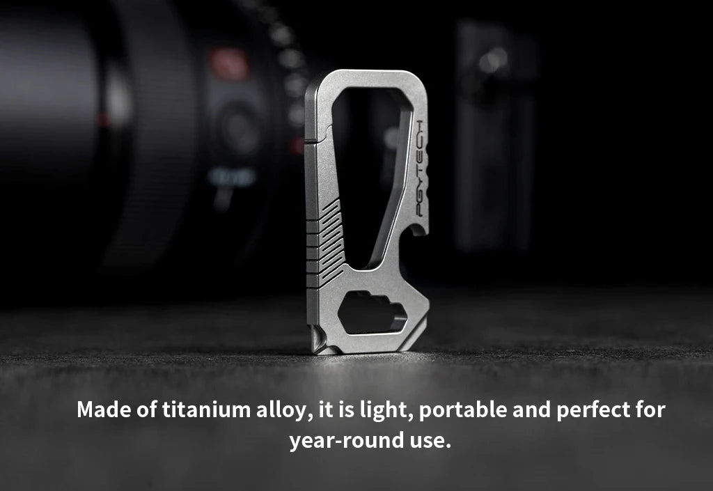 PGYTECH EDC Titanium Multifunction Carabiner Tool