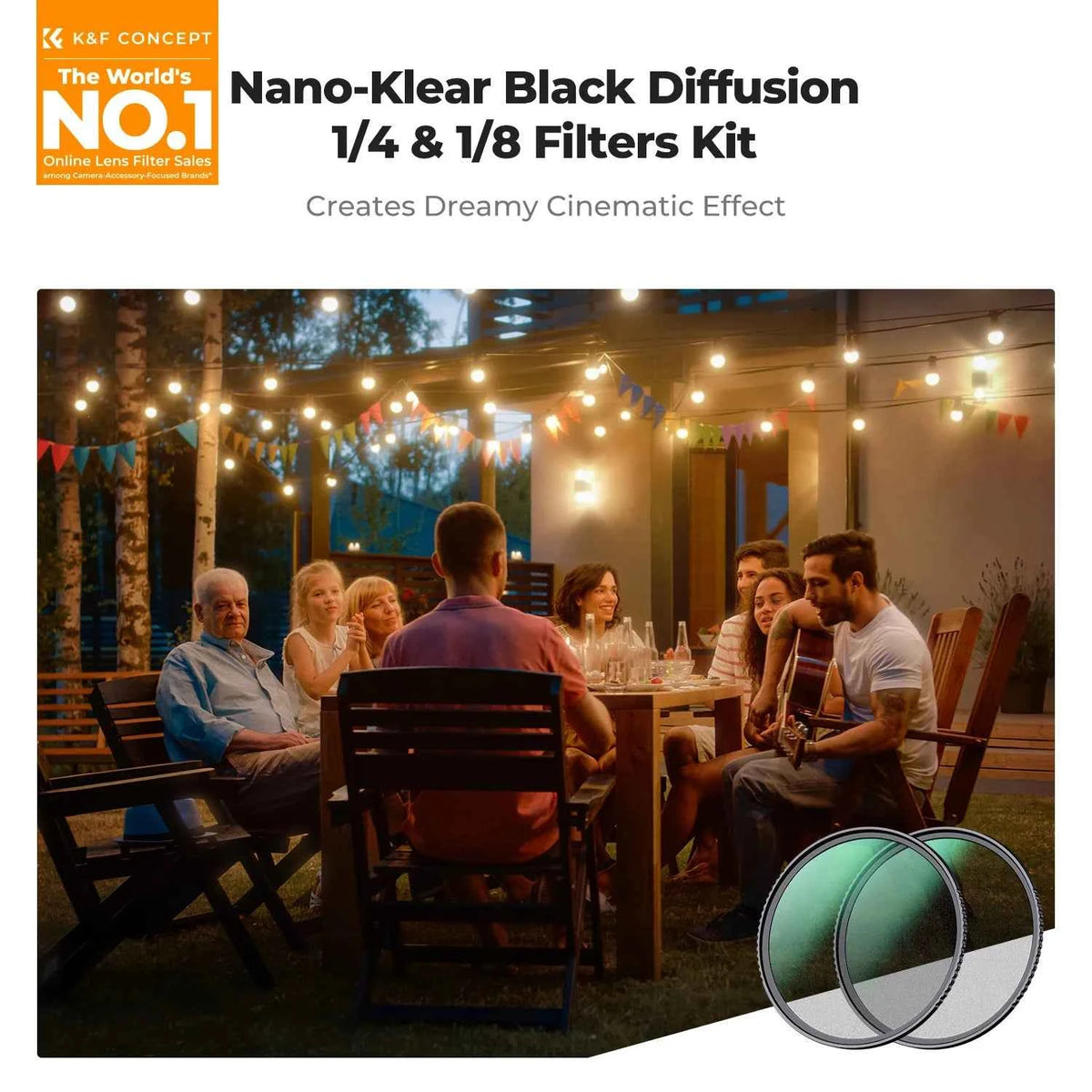 K&F Concept Black Mist Diffusion Lens Filter