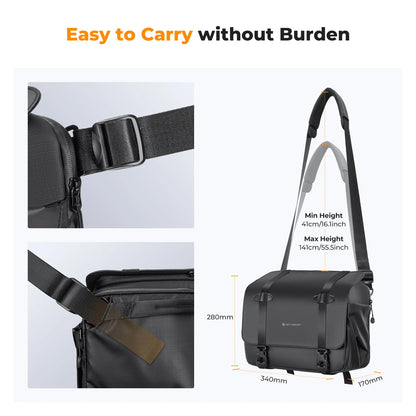 K&F 10L Camera Sling Bag with Tripod Holder