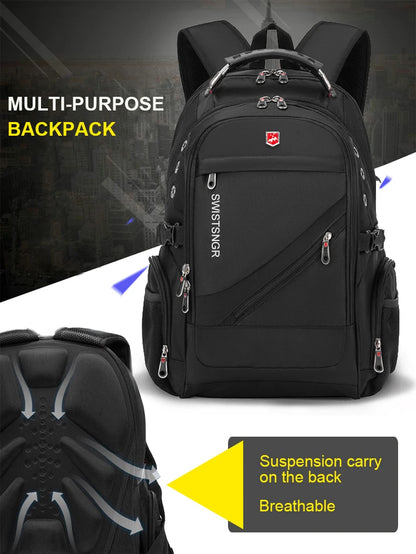 Water-Resistant 17–20-inch Laptop Travel Backpack