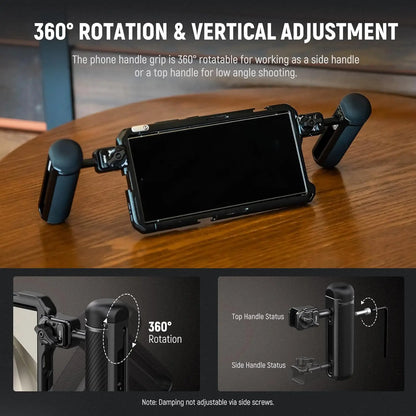NEEWER Quick Release Side Handle for Smartphone Cages