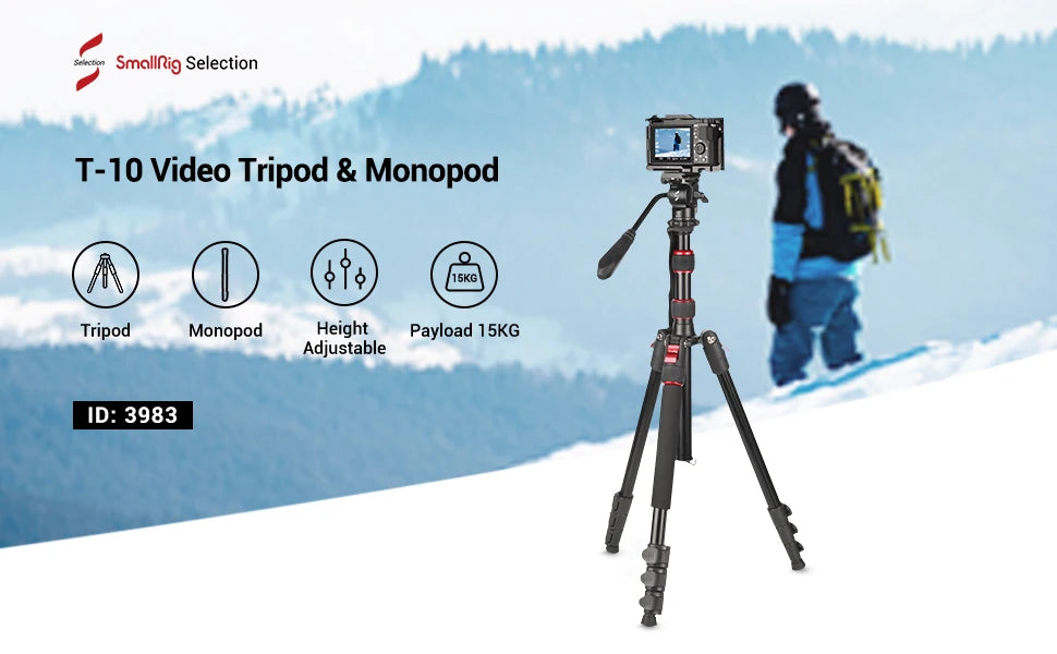 SmallRig Aluminium Camera Tripod – 3983 / 3935