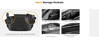 K&F Concept 10L/12L Camera Sling Bag for DSLR & Mirrorless Cameras