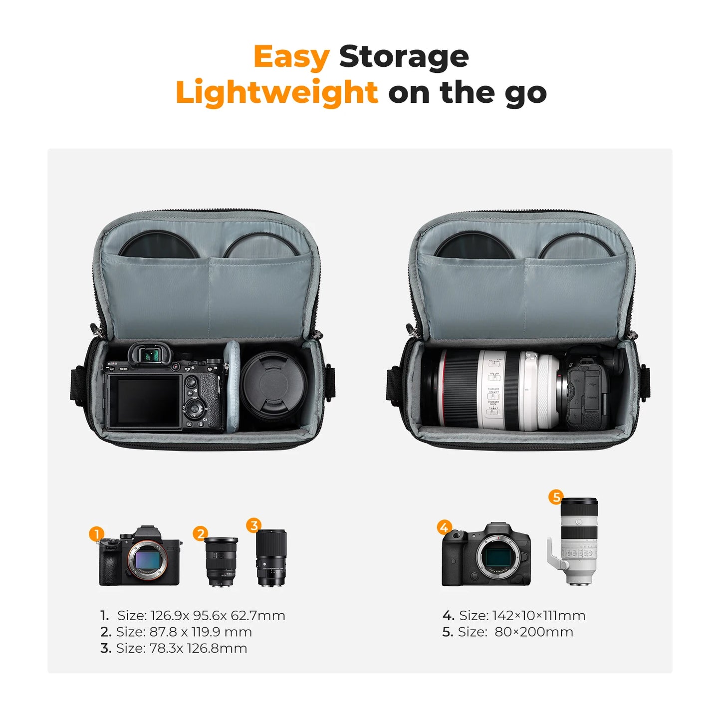 K&F Waterproof Camera Sling Bag