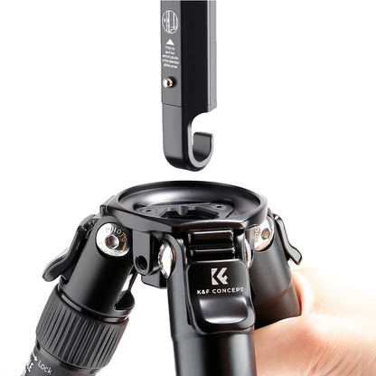 K&F A255C2 Carbon Fibre Tripod with 360 Degree Ball Head