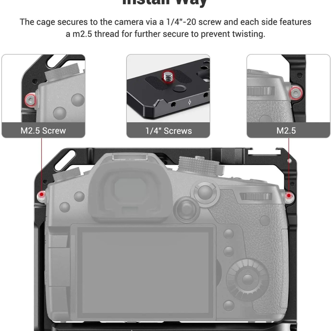 SmallRig 2646 Camera Cage for Panasonic Lumix GH5 / GH5S