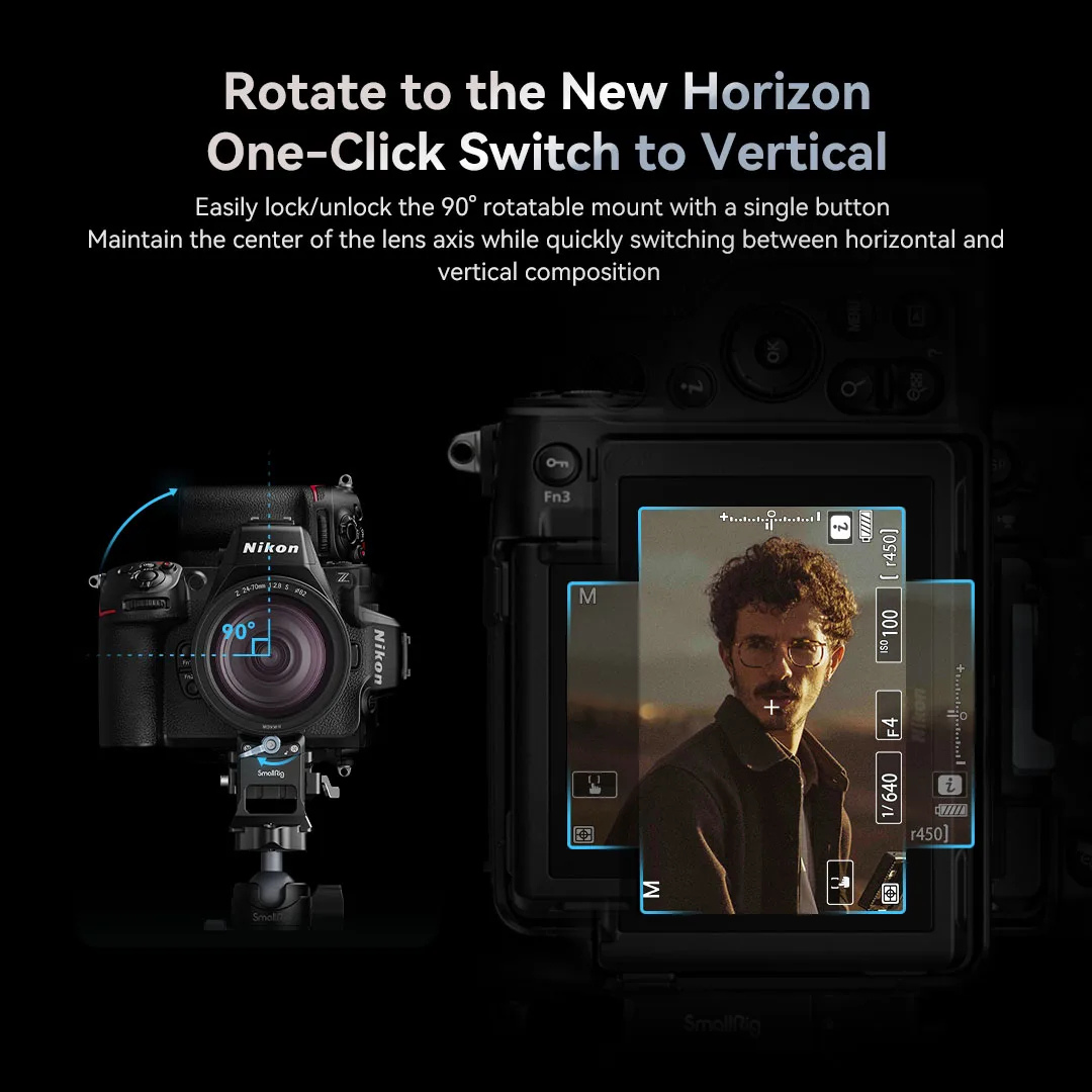 SmallRig 4244 Rotatable Mount Plate Kit for Sony Alpha / FX Series