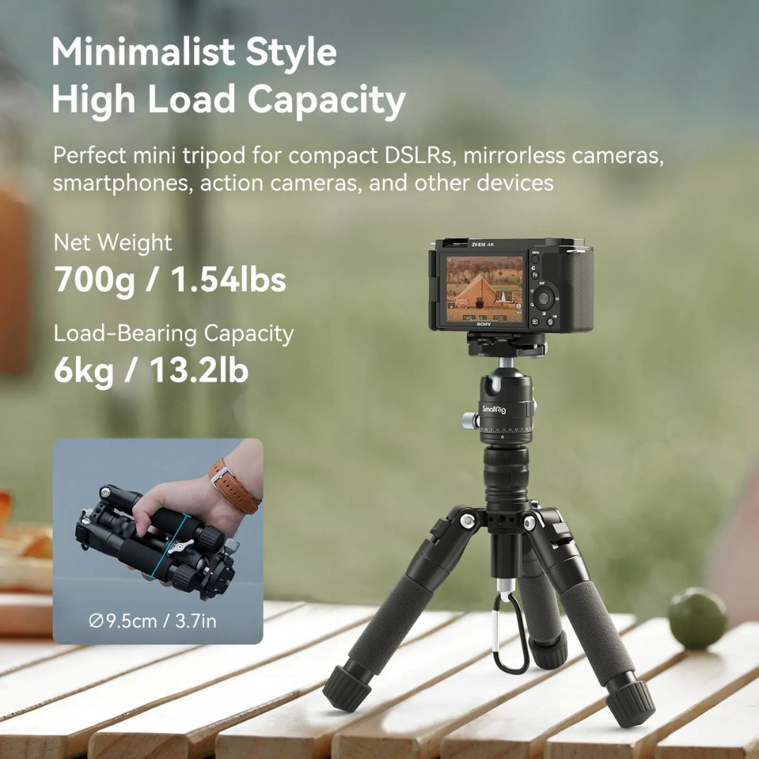 SmallRig 4289 VT-20 Aluminium Mini Tripod