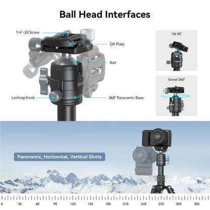 SmallRig 4289 VT-20 Aluminium Mini Tripod
