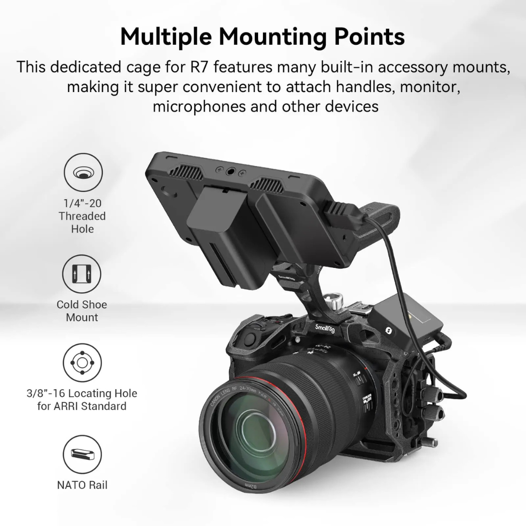 SmallRig Black Mamba Camera Cage for Canon EOS R7 / R10