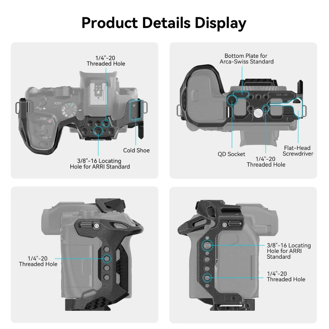 SmallRig Black Mamba Camera Cage for Canon EOS R7 / R10