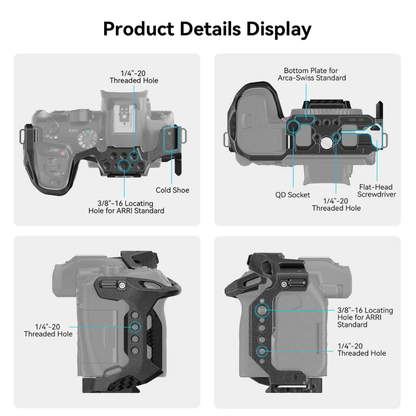 SmallRig Black Mamba Camera Cage for Canon EOS R7 / R10