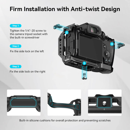 SmallRig Black Mamba Camera Cage for Canon EOS R7 / R10 - Cage for R10