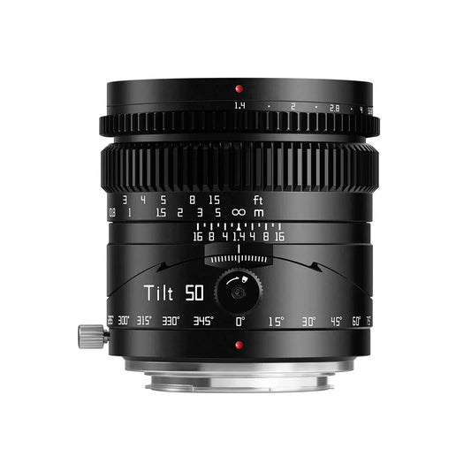 TTArtisan Tilt 50mm f/1.4 full frame lens official image 1