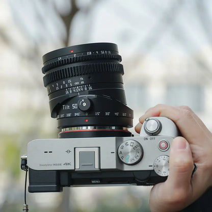 TTArtisan Tilt 50mm f/1.4 full frame lens official image 3