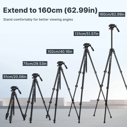 Ulanzi OMBRA Professional Video Travel Tripod 160cm
