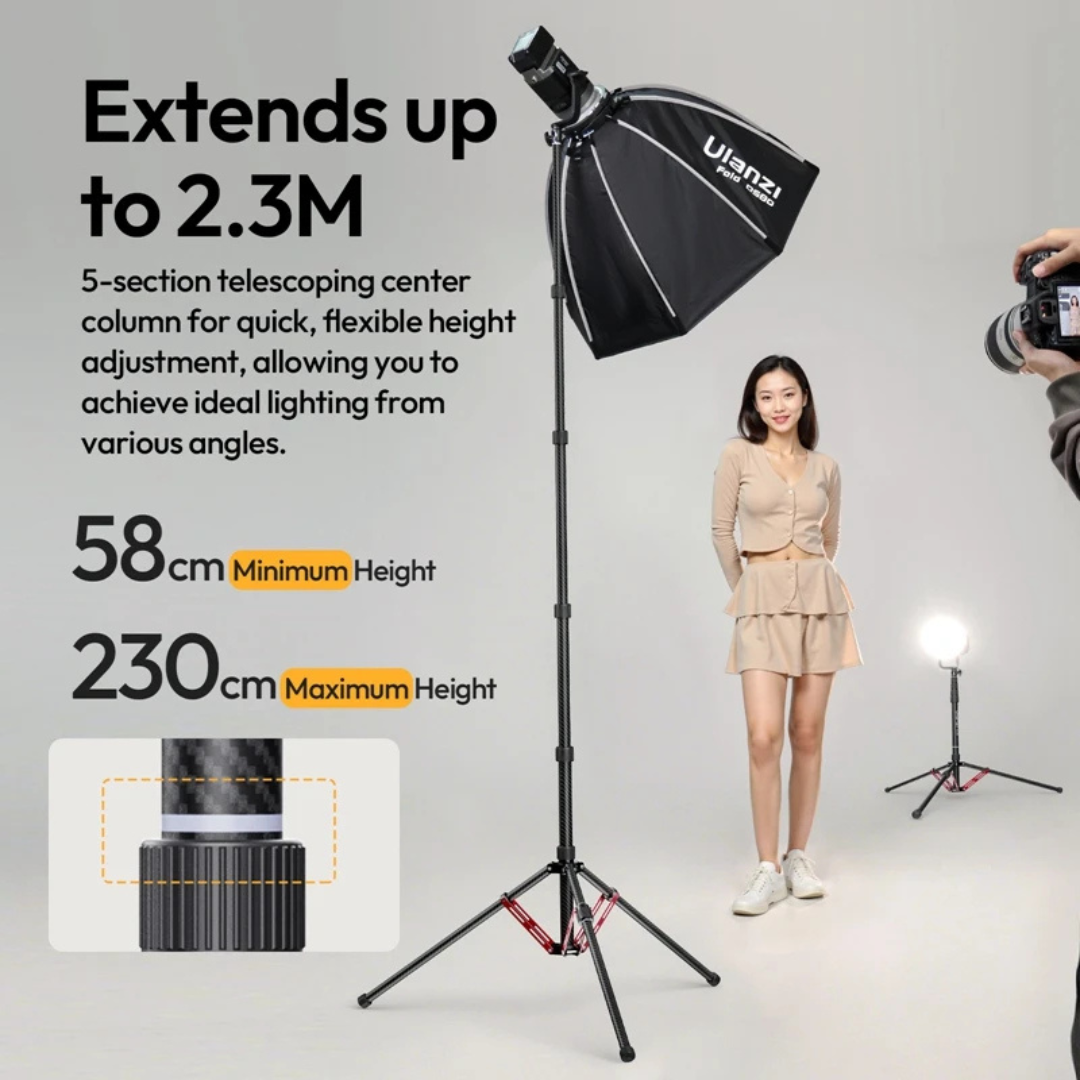 Ulanzi T230 2.3m Reversible Light Stand