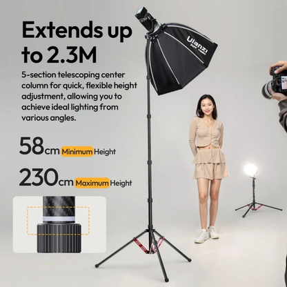Ulanzi T230 2.3m Reversible Light Stand
