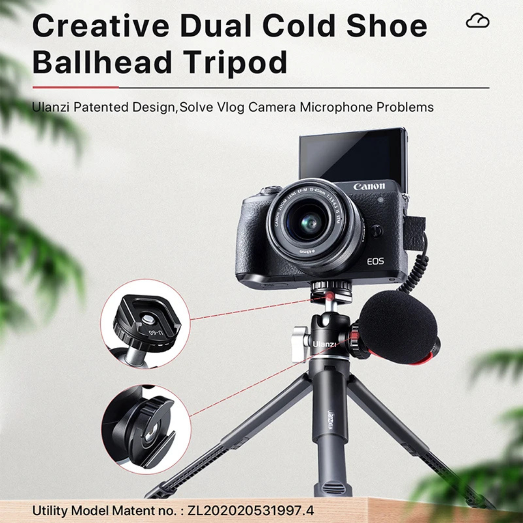 Ulanzi U-Vlog Lite Extendable Vlogging Tripod Kit