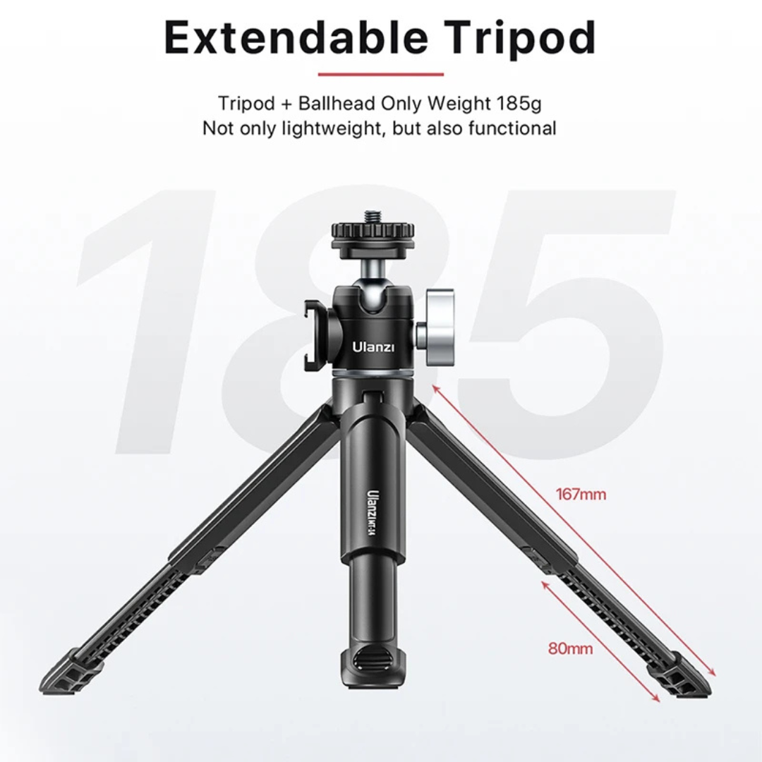 Ulanzi U-Vlog Lite Extendable Vlogging Tripod Kit - MT-14 Leg Only