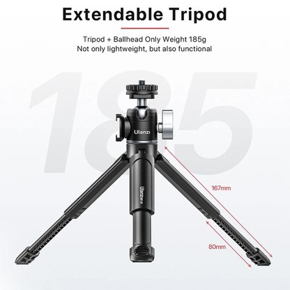 Ulanzi U-Vlog Lite Extendable Vlogging Tripod Kit - MT-14 Leg Only
