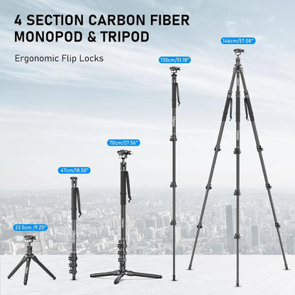 Ulanzi TT35 Hiking Stick Tripod Kit - Mini Tripod
