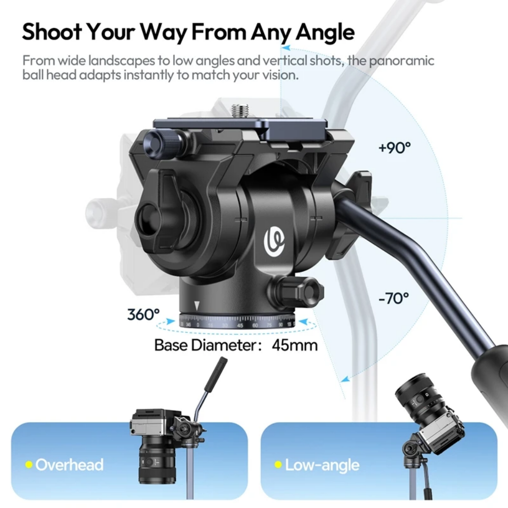 Ulanzi OMBRA Video II Travel Tripod with Arca Quick Release