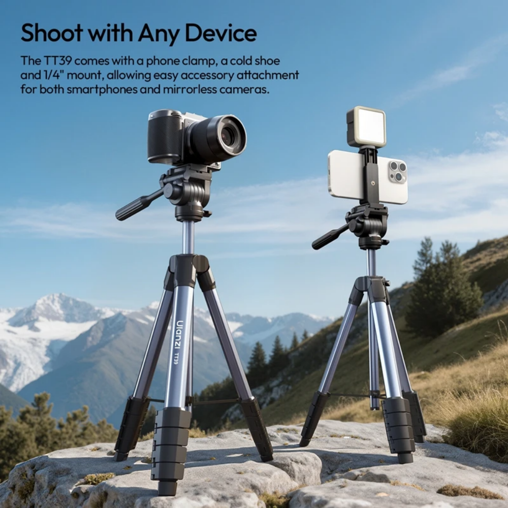 Ulanzi TT39 Video Tripod with Panoramic Ball Head