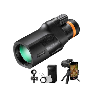 K&F Concept 12x50 BAK4 Monocular with Phone Holder & Tripod