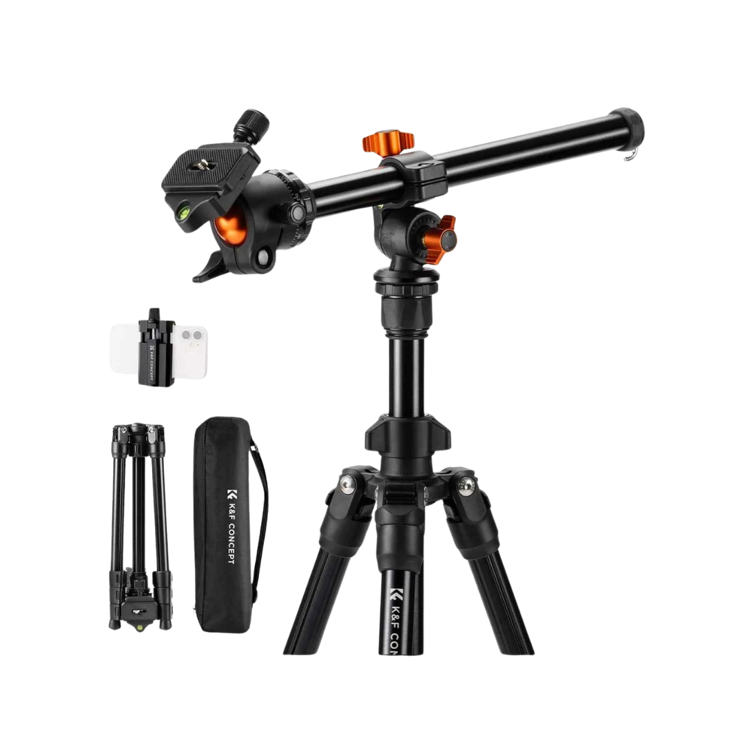 K&F 76 inch Multi-Angle Camera Tripod - CameraHUB