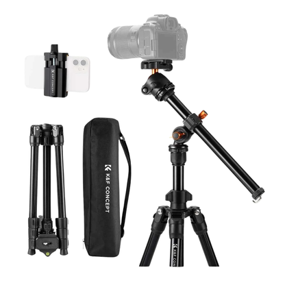 K&F 76 inch Multi-Angle Camera Tripod - CameraHUB