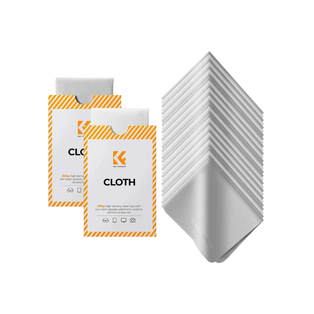 K&F Microfiber Lens Cleaning Cloths - CameraHUB