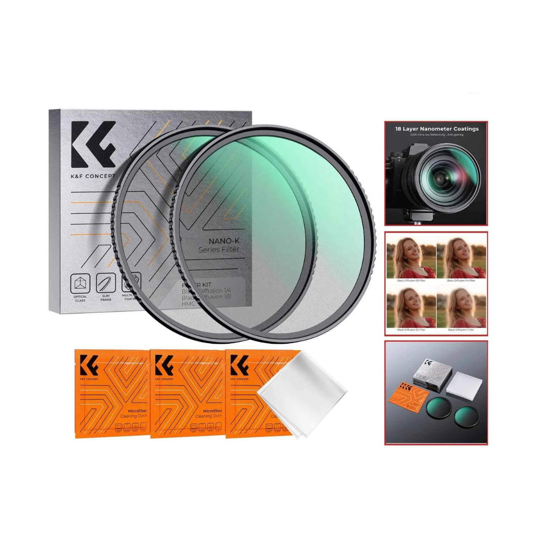 K&F Black Mist Diffusion Lens Filter - CameraHUB