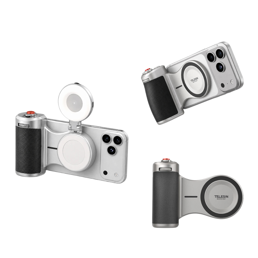 TELESIN Magnetic Smartphone Camera Grip with Remote