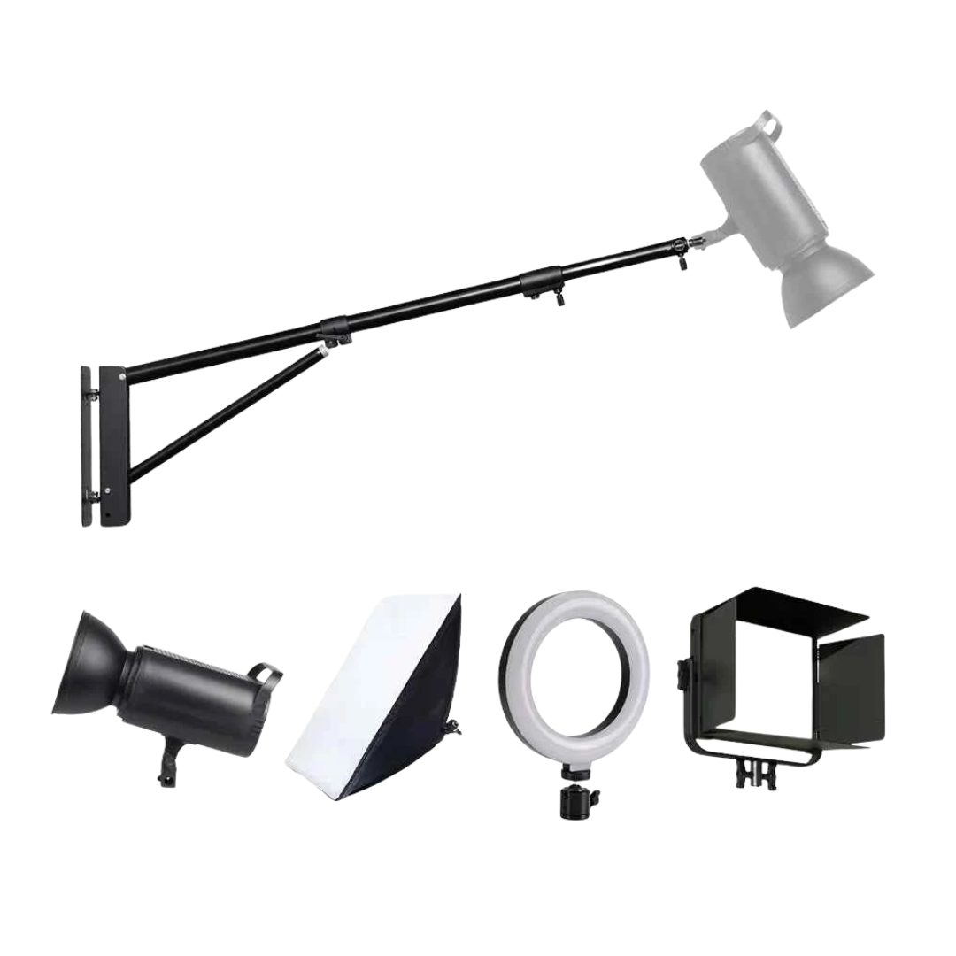 135–170cm Wall-Mount Studio Boom Arm