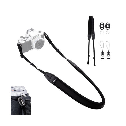 JJC Neoprene Camera Neck Strap for DSLR and Mirrorless Cameras