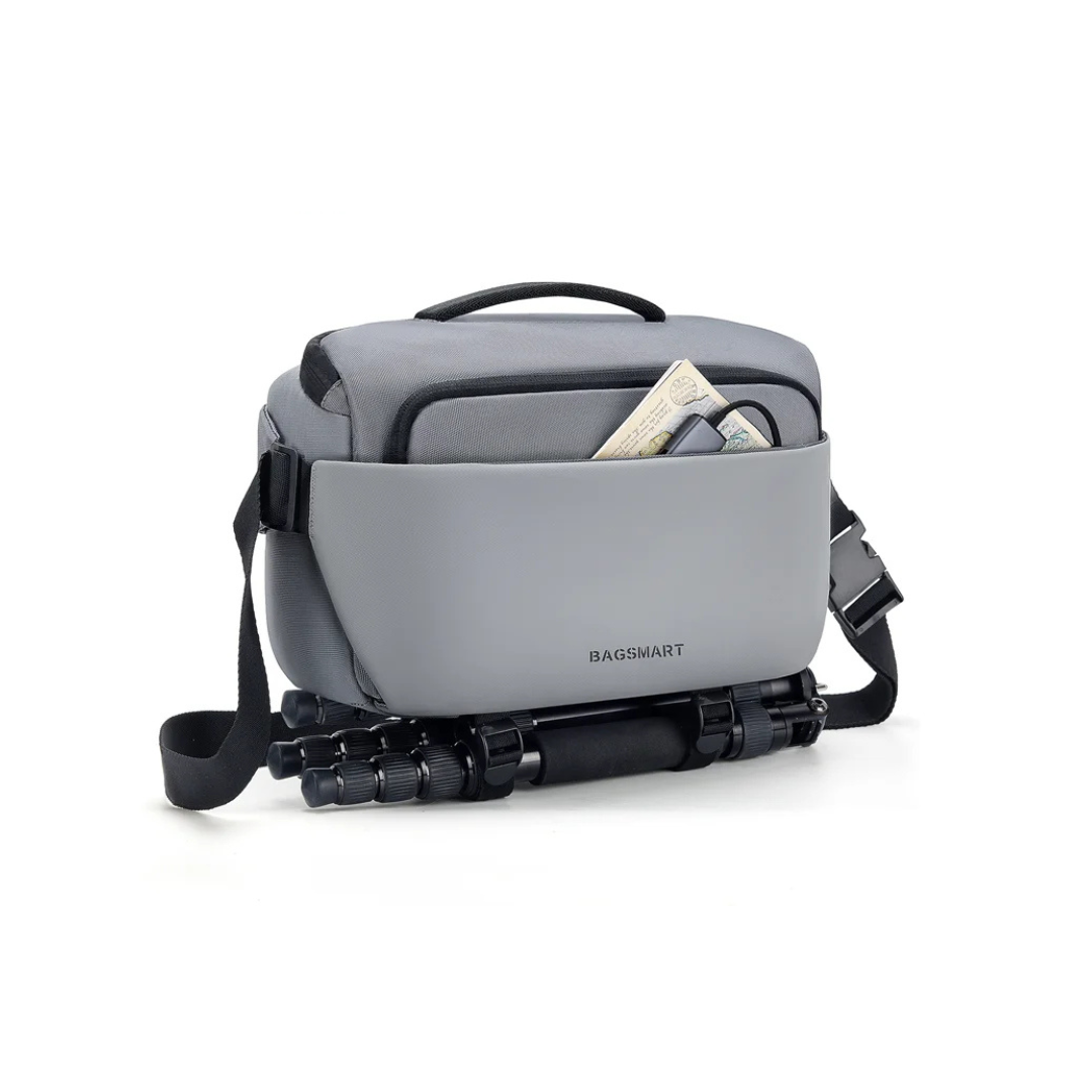 BAGSMART Camera Sling Bag with Tripod Holder