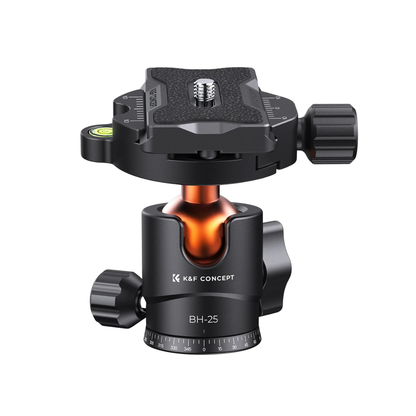 K&F BH-28L 28mm Ball Head with Quick Release Plate