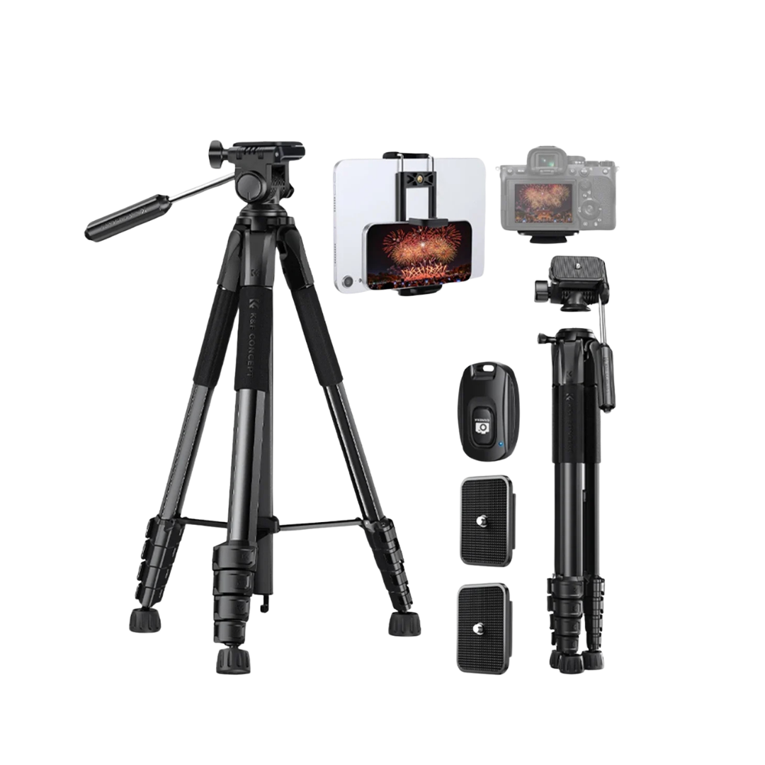 K&F S255A3 190cm Lightweight Camera Tripod