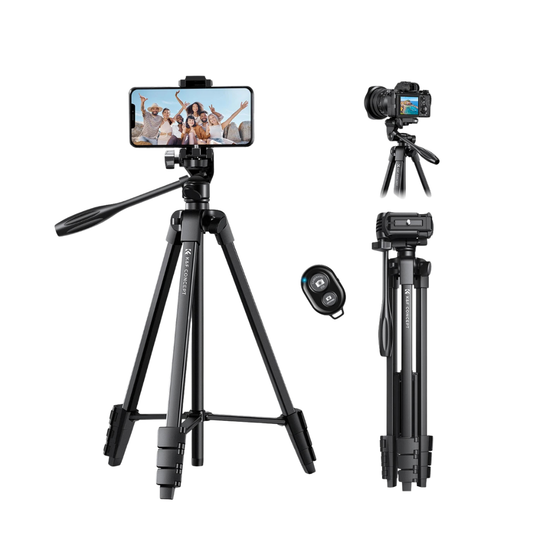 K&F B174A1 152cm Aluminium Tripod with Bluetooth Remote
