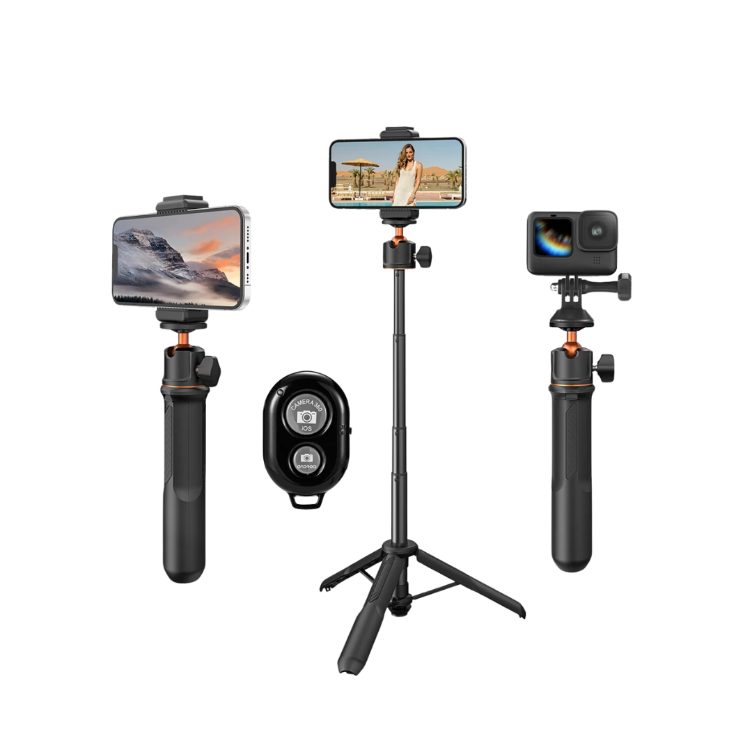K&F MS11 60cm 3-in-1 Selfie Stick Desktop Tripod